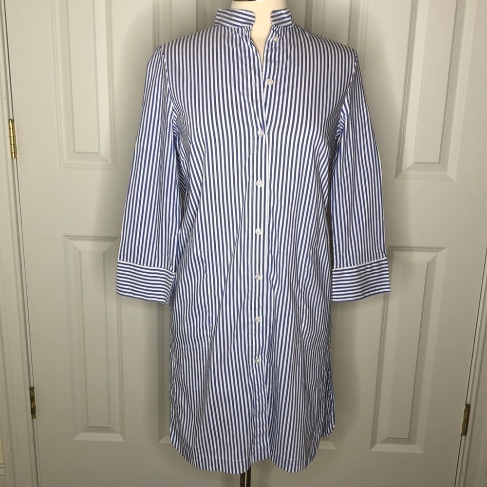 Gotha Striped Shirt Dress S